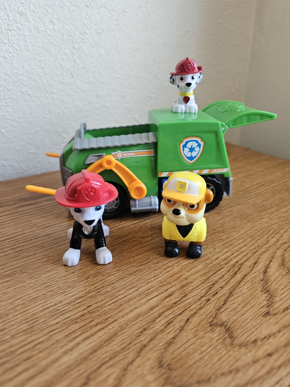 Paw Patrol Lot Recycling Truck Marshall Rubble Toys